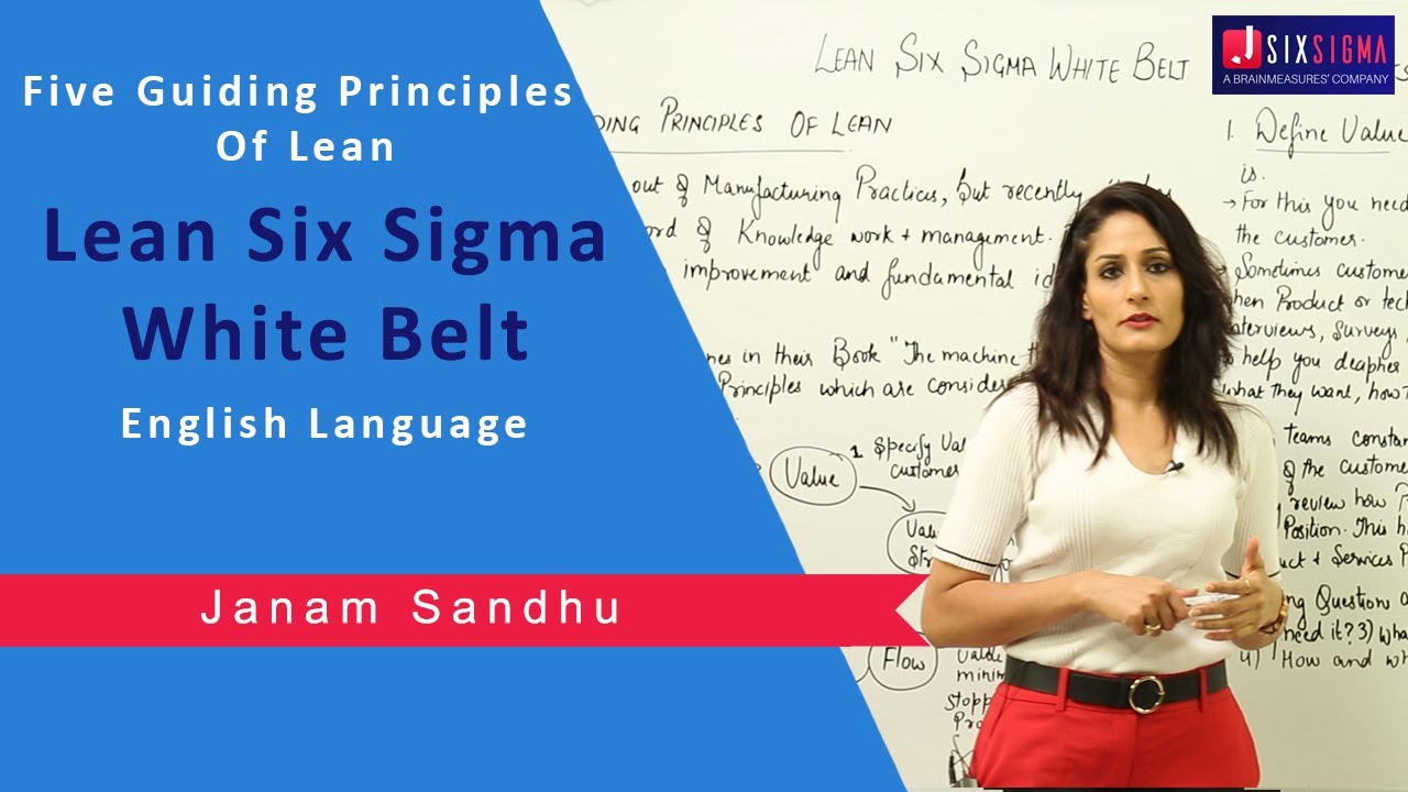 Lean Six Sigma White Belt Course I Five Guiding Principles Of Lean I Certification I Training