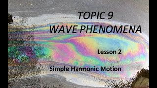 Lesson 2 T9 HL Simple Harmonic Motion
