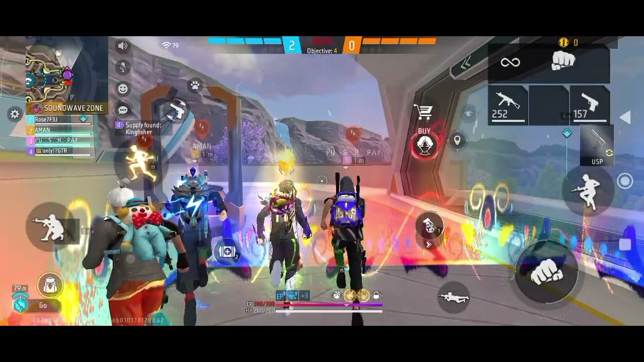 Free fire cs rank with random player funny gameplay 😁😁😎#video