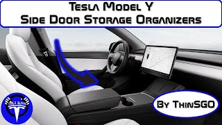 Tesla Model Y Side Door Storage Organizers by ThinSGO!
