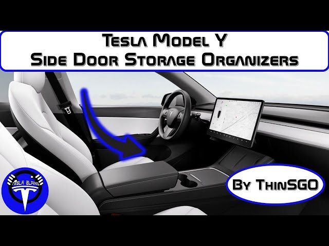 Tesla Model Y Side Door Storage Organizers by ThinSGO! 