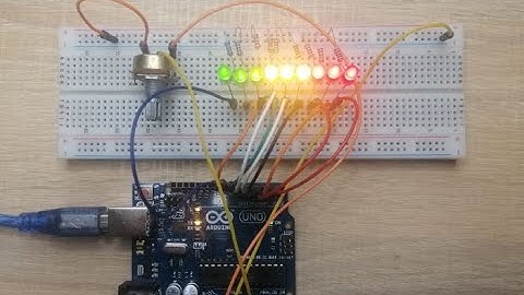 Read Potentiometer Value and Display thru LED Strip in Arduino