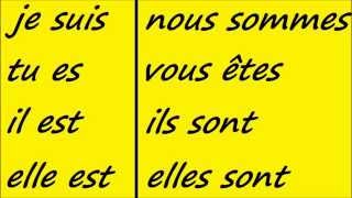 ♫ Être Conjugation Song ♫ French Conjugation ♫ Learn French ♫