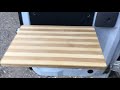 Attaching a Folding table to my Van back door - Vanlife