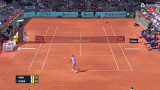 Rafael Nadal vs Pedro Cachin Madrid Open 2024 | Tennis Highlights ATP Masters 1000 🔴