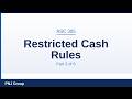 ASC 305 Training #03 — Restricted Cash and Measurement