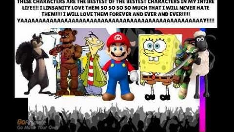 my favorite/least favorite character list (awesome edition)