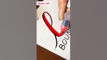 Creative English calligraphy for beginners