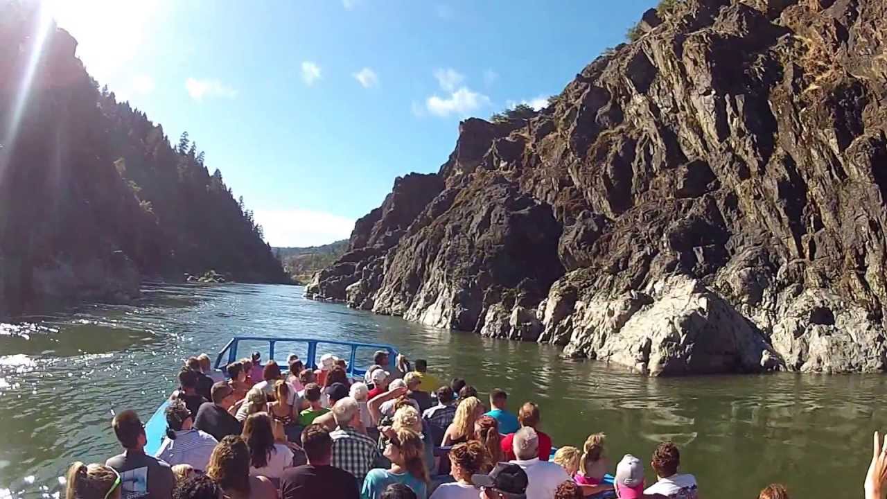 hellgate canyon wild jetboat ride - youtube