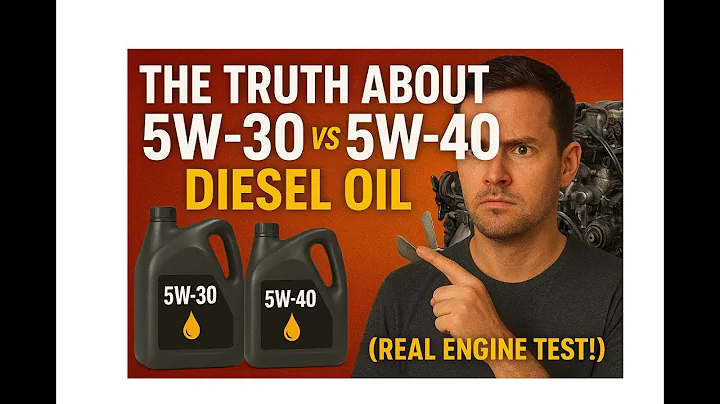 The TRUTH About 5W30 vs 5W40 Diesel Oil (Real Engine Test!)