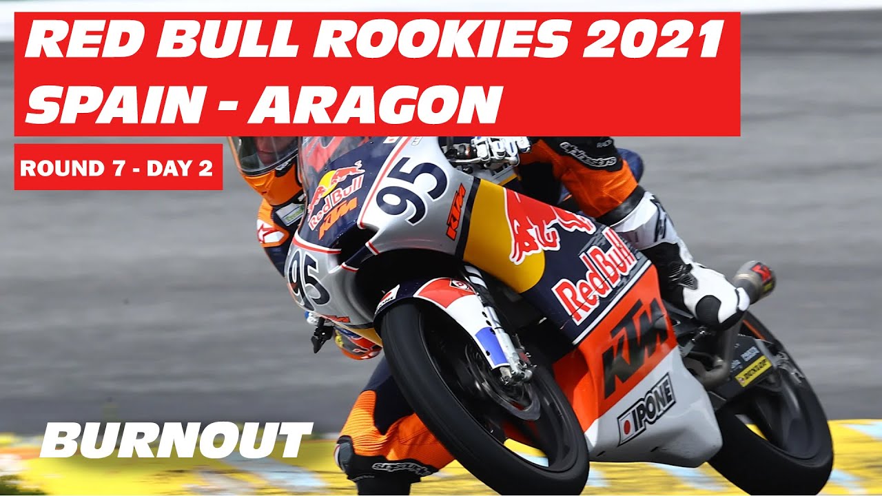Red Bull Rookies 2021 Round 7 Race 2 BURNOUT