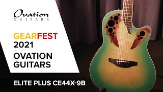 Sweetwater Gearfest 2021 - Ovation Guitars (Elite Plus CE44X-9B