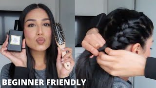 EASY: HOW TO DO A FRENCH BRAID in 10min! | ByErim
