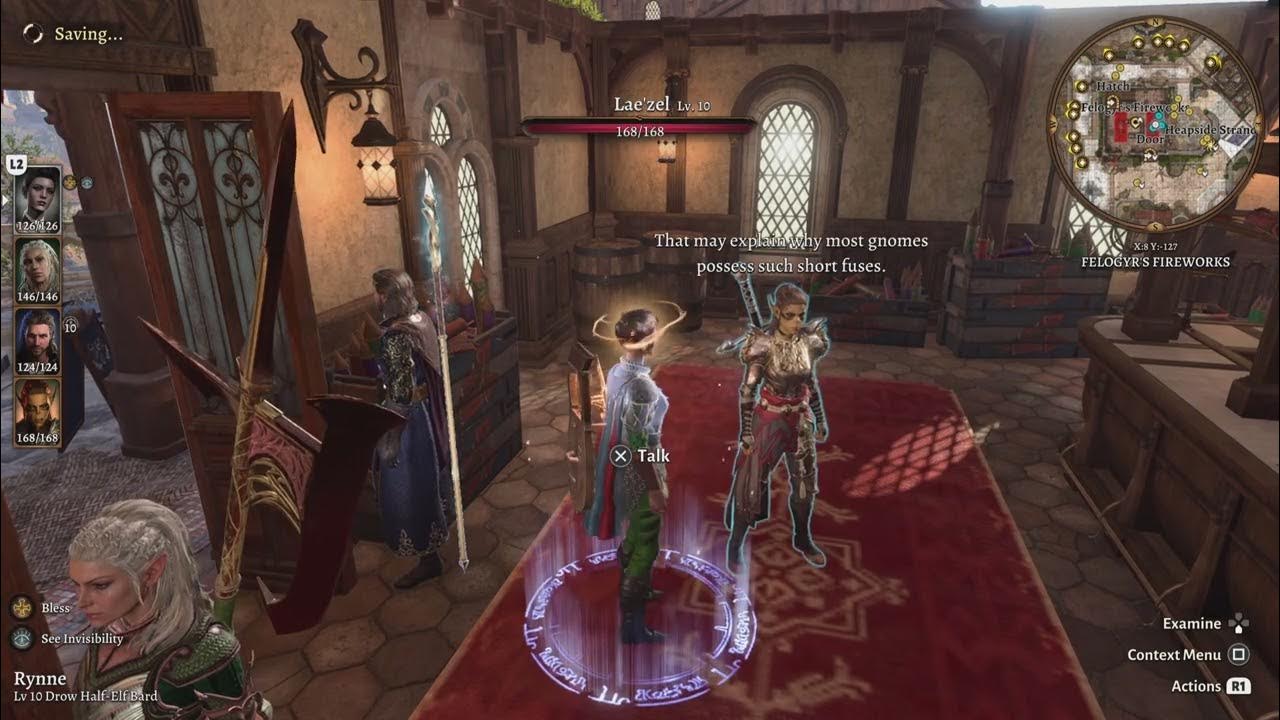 Lae'zel! Was that... a joke?? - YouTube