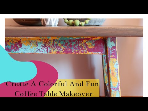 Video: Create A Colorful And Fun Coffee Table Makeover