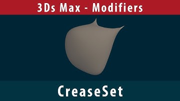 [3Ds Max - Modifiers] - CreaseSet