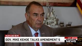 Exclusive: Gov. Kehoe defends Amendments 4 & 5 ahead of August election