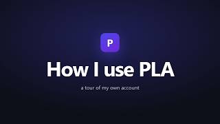 A tour of my own Personal Learning Assistant account