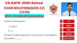 GATE CSE 2020 EXAM QUESTION 12 with Detailed Solution |GATE 2021
