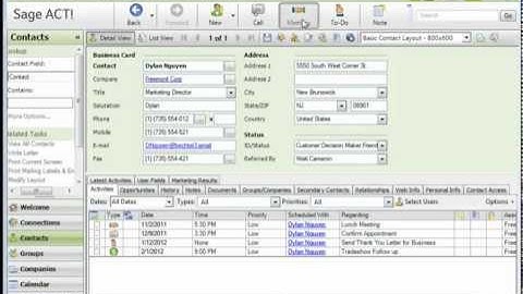 How to Create an ACT Activity With Multiple Contacts- betterACTnow Training