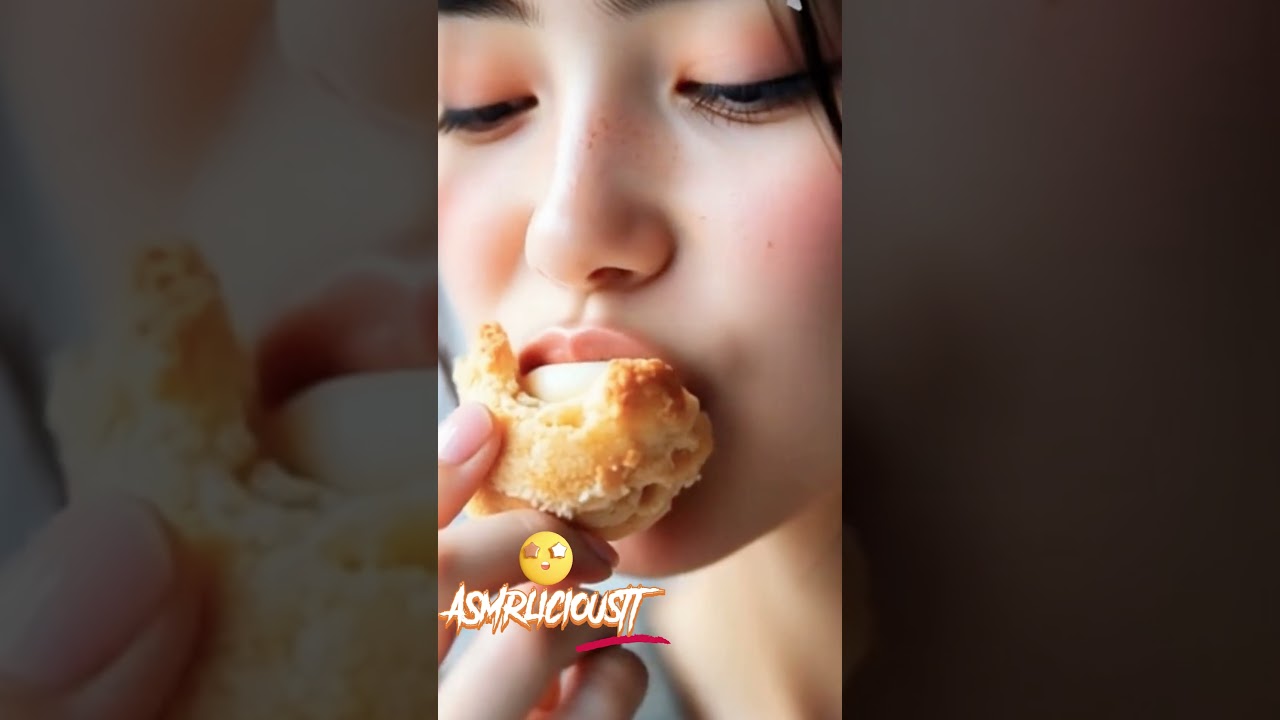 🧁 Mini Tart ASMR | Sweet Bites, Crispy Sounds & Creamy Center 🍓✨