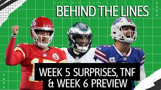 NFL Early Week 6 Opening Odds | Behind the Lines with BetMGM | MNF Lines and Week 5 Recap Odds And Lines Nfl