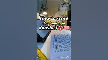 📘 How to Score Good Marks in Sanskrit Exam 💯🔥 | Easy Student Hacks