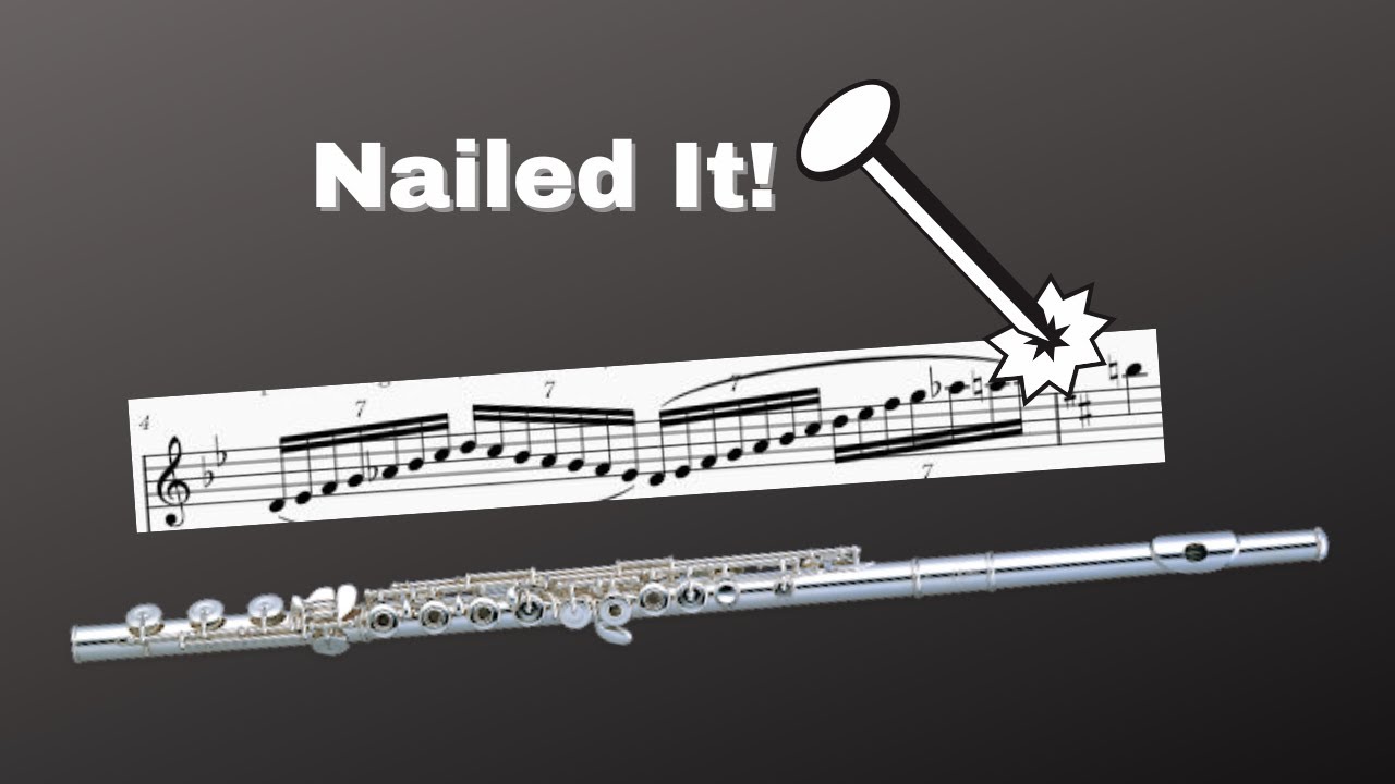 Flute Run Examples Flute Technique - Nailing That Run - YouTube
