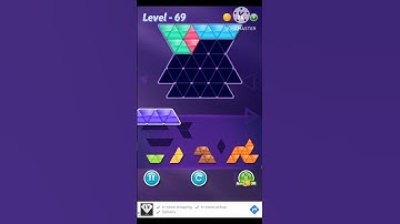 Block triangle puzzle Expert level 69