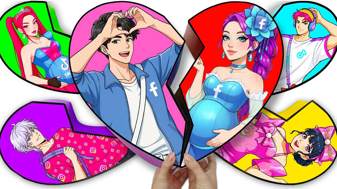 💖Сделай сам из бумаги💖 KPOP DEMON HUNTERS Пара из социальных сетей Facebook RUMI x JINU 🎁 Распако...