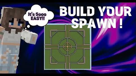 How to build a Minecraft Spawn (Building a Server Part 1)