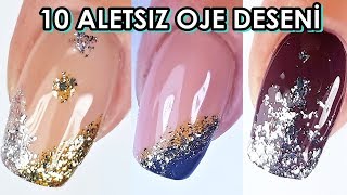 ALETSİZ 10 SÜPER KOLAY OJE DESENİ FİKRİ