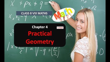 CLASS 8 VIII MATHS CHAPTER 4 PRACTICAL GEOMETRY NCERT CBSE in HINDI