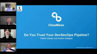 Do You Trust Your DevSecOps Pipeline  - Webinar Cloudbees & Snyk