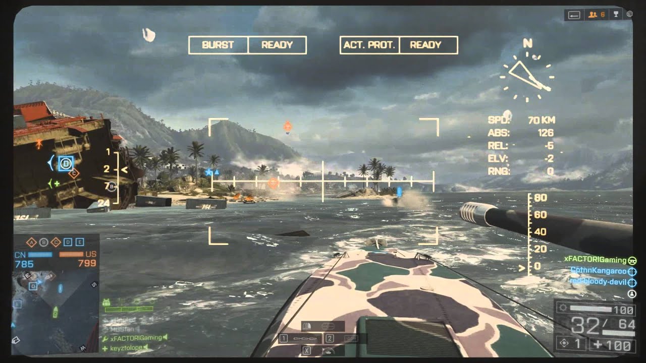 Closing down the Resort - Attack boat breakout - Hainan Restort BF4 Gameplay and commentary