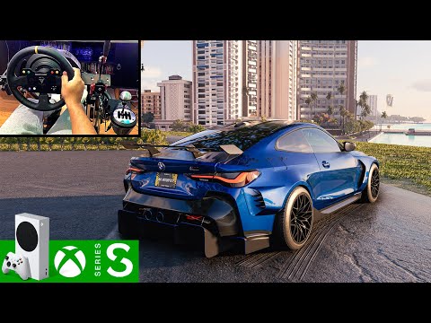The Crew Motorfest - 720HP BMW M4 Competition [Xbox Series S] Steering Wheel Gameplay