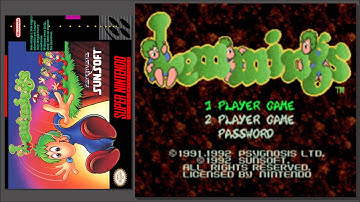 Lemmings SNES [OST] Stage Intro
