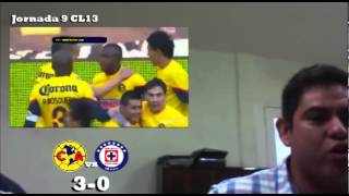 Gol Chucho a Cruz Azul J9-13