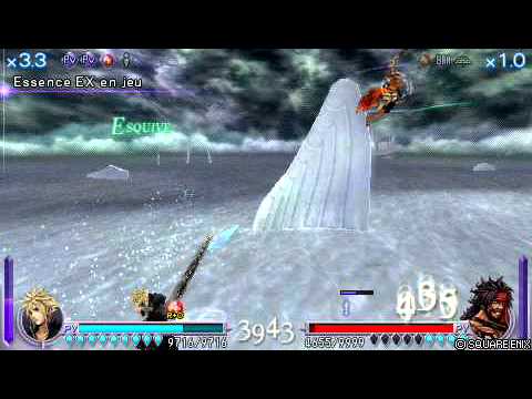 DISSIDIA FINAL FANTASY Cloud VS Jecht