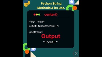 Exploring Python String Methods 