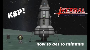 How to get to minmus! I KSP: tutorial science mode