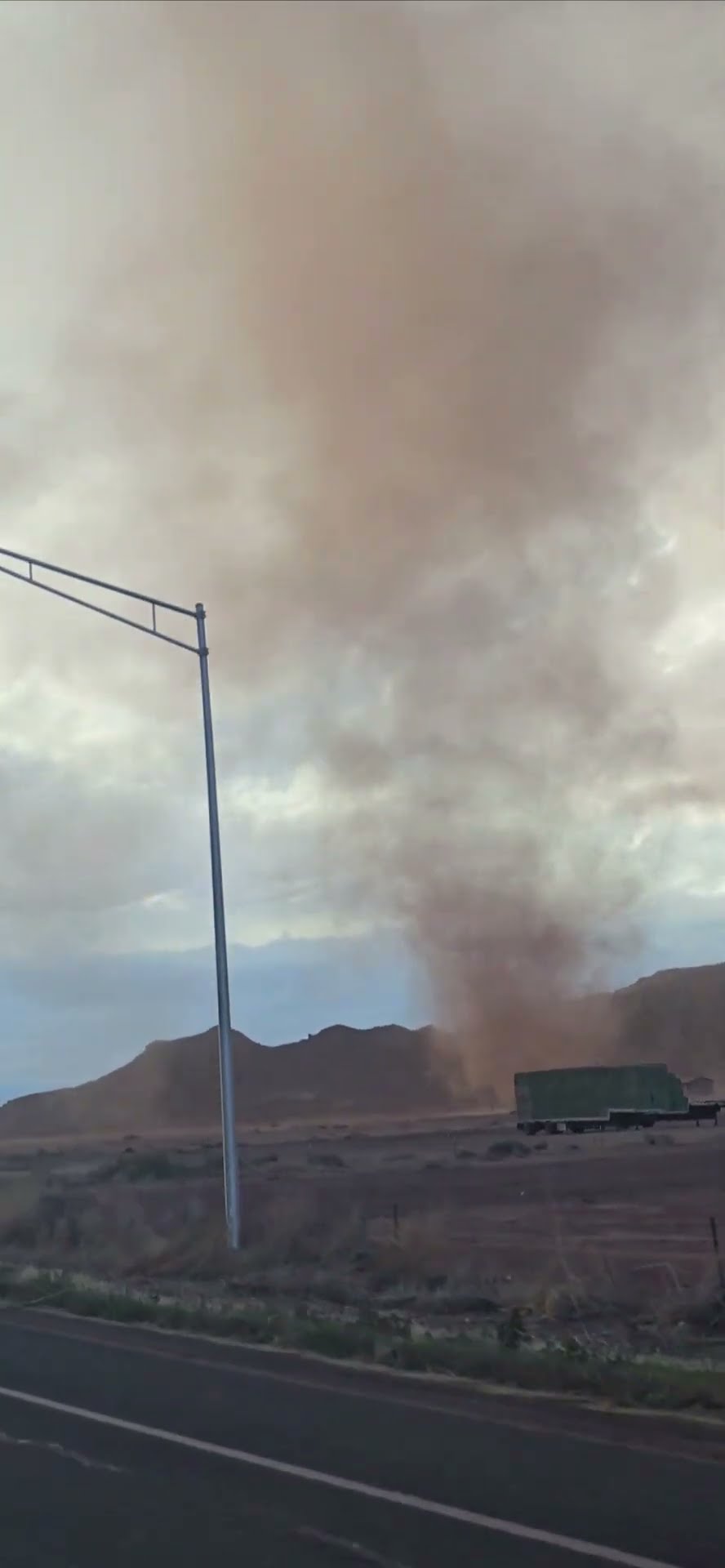Sand Tornado Spins Over Tuba City