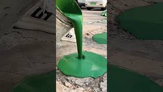 Restore the flatness of potholes and damaged floors.#repiar #sturdy #durable #flat #paint #floor