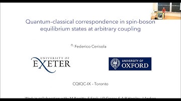Quantum-Classical Correspondence in Spin-Boson Equilibrium States at Arbitrary Coupling