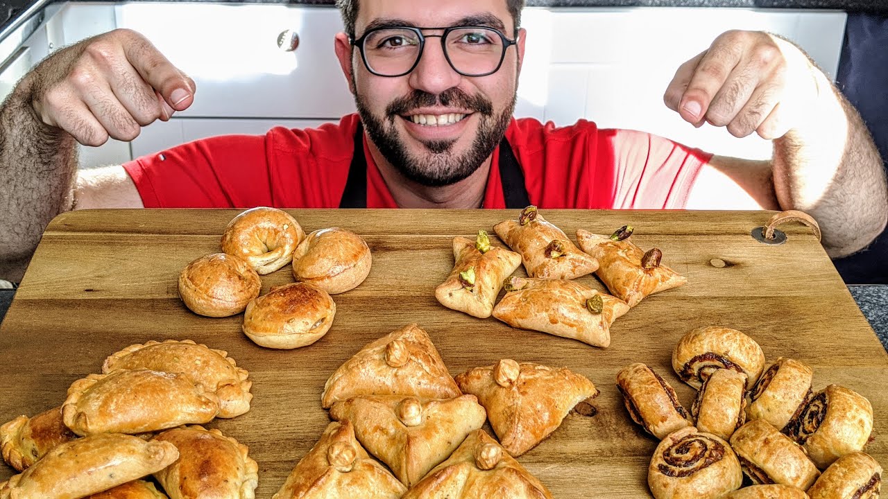 Various Kinds of Kleicha| كليجة عراقية مع حشوات مختلفة | شيف شاهين