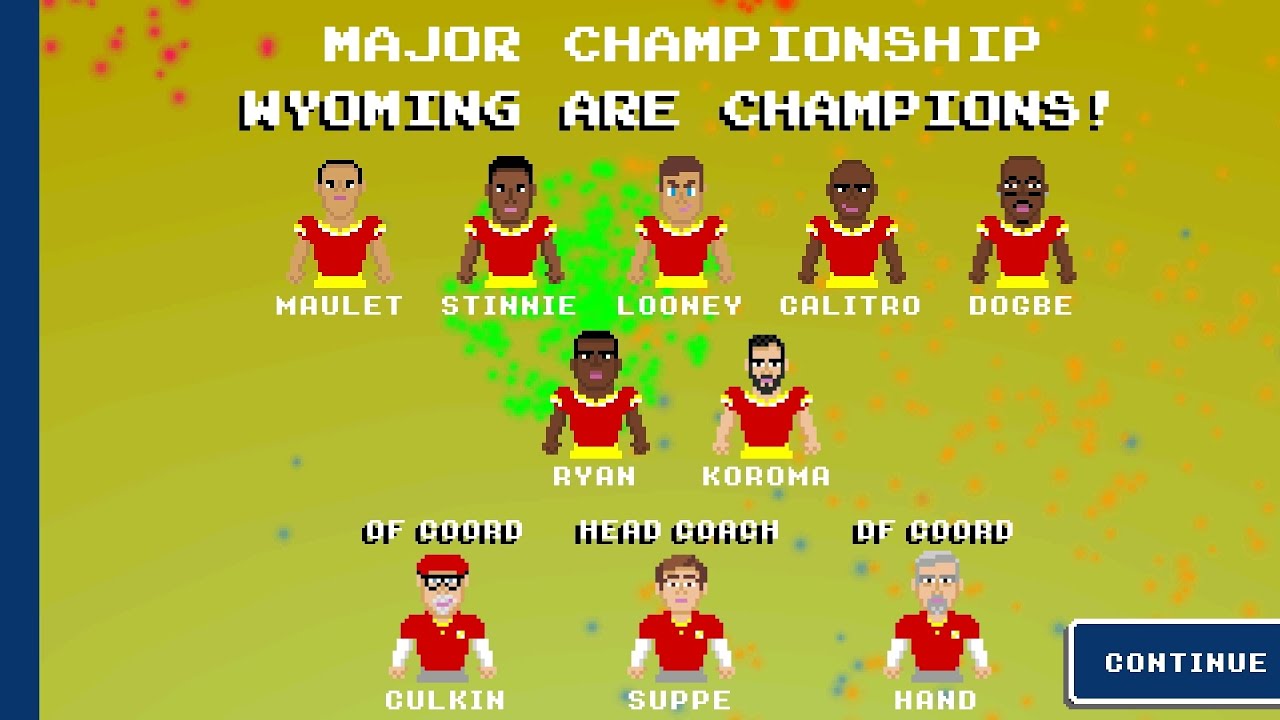 I WON MY 1ST NATIONAL CHAMPIONSHIP IN COLLEGE FOOTBALL RETRO BOWL!!