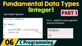 Fundamental Data Types − Integer (Part 1)