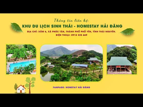 Khu du lịch sinh thái homestay Hải Đăng  Điểm đi trốn mới hấp dẫn tại Thái Nguyên