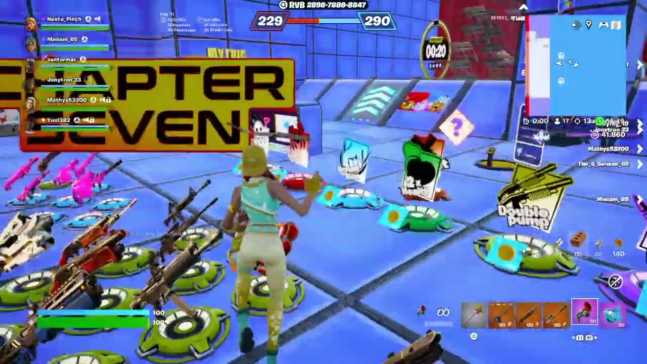 Fortnite: 61 kill in Red vs Blue