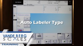 Bizerba GLM-e Weigh Price Labeler Training: Auto Labeler Type